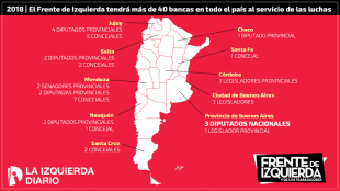 Frente de Esquerda na Argentina terá mais de 40 bancadas em todo país a serviço das lutas