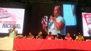 Vilma, trabalhadora da USP e do Pão e Rosas apresenta livros no II Congresso da CSP Conlutas 