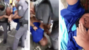 Vídeo mostra PMs estrangulando ambulante com joelho no centro de SP