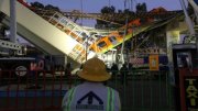 Trabalhadores do metrô da Cidade do México fazem greve após desabamento da ponte