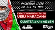 Festival Palestina Livre do Rio ao Mar ocorre nesta quarta (27) na UERJ