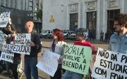 Ato contra o racionamento da merenda de Doria repercute na mídia brasileira
