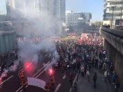 18 de outubro: a classe trabalhadora na França acordou em greve pelo aumento dos salários