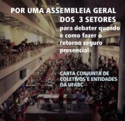 Coletivos e Entidades lançam carta por uma Assembleia Unificada para debater retorno presencial na UFABC
