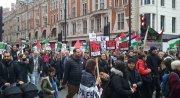 Prisões e hostilidade da polícia em Londres durante a marcha mundial de solidariedade à Palestina