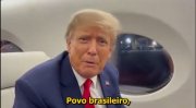 Bolsonaro publica vídeo de apoio de Trump, reacionário e racista da extrema-direita dos EUA