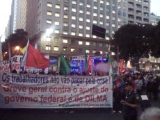 Universidades Federais em greve se manifestam no centro do Rio