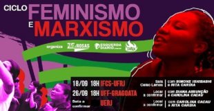 Dia 18, venha ao Ciclo de Debates Feminismo e Marxismo na UFRJ!