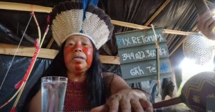 “Só saio daqui em um caixão”: lider indígena inicia greve de fome contra reintegração em Porto Alegre