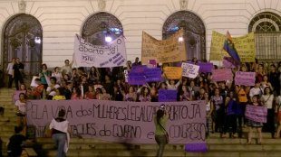 Ato no RJ pela legalização do aborto e contra os ataques do governo