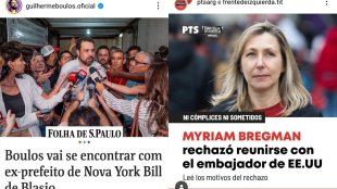 Contraste: Boulos reúne com bilionário do PD americano enquanto Myriam Bregman rejeita convite de embaixador