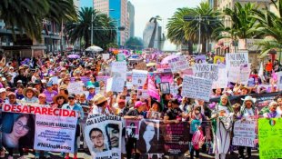 8M histórico no México: 150.000 mulheres marcharam na Capital