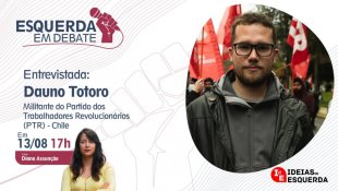Dauno Totoro é o próximo entrevistado no programa Esquerda em Debate, neste sábado (13)