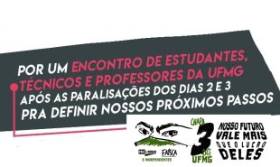 Por um encontro dos três setores da UFMG para definirmos os próximos passos da luta contra Bolsonaro