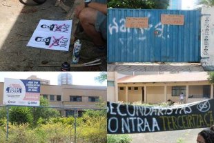 Estudantes ocupam escolas contra mudança de gestão em Goiás