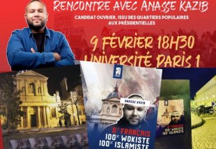 França: a extrema direita xenófoba quer impedir Anasse Kazib de falar na Sorbonne